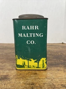 Vintage Rahr Malting Co. Can - Minneapolis, MN Plant - Tin Litho - 6" x 3 3/4" - Picture 1 of 7