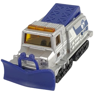 Vtg SNOW GROOMER Matchbox Truck Metal? 1998 Silver 1:75 China Yellow Windows Vg - Picture 1 of 9