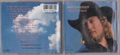 John Anderson: Blue Skies Again CD,CD Only,No Case,Art or Tracking Foto 1 de 2