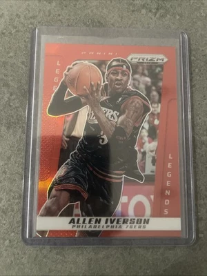 2024-25 Panini Prizm Deca Allen Iverson /199 Red 76ers - Image 1 of 2