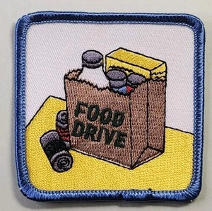 Food Drive Undated Boy Scout/Girl Scout Patch - Picture 1 of 2