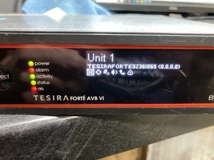 Biamp Systems Tesiraforte AVB VI Digital Audio Signal Processor --POWERS ON-- - Picture 1 of 15