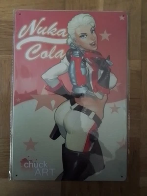 Blechschild Metallschild Gaming Series Fallout Nuka Cola Tin Sign Chuck ART - Bild 1 von 3
