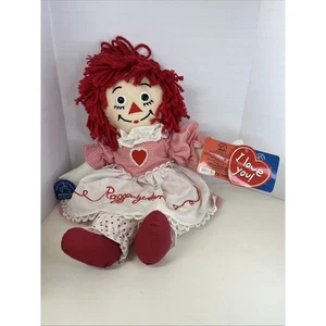 Muñeca de Colección Edición Limitada RAGGEDY ANN Día de San Valentín 2001 por APPLAUSE NUEVA CON ETIQUETAS - Imagen 1 de 7