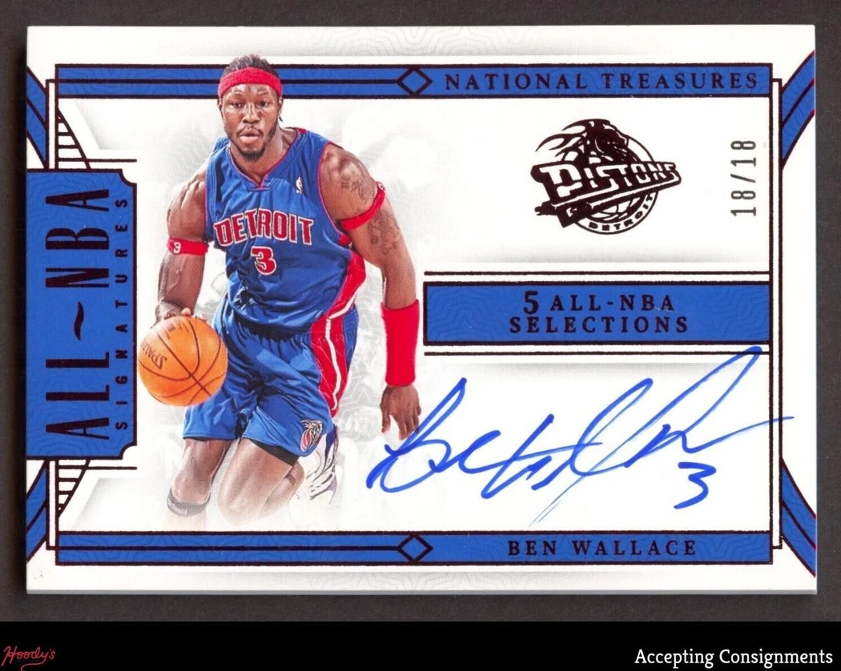 Ben Wallace Basketball Memorabilia Trading Cards & Accessories for