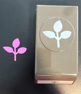 STAMPIN' UP! PAPER PUNCH LEAF STEM SCRAPBOOK CARD MAKER SLIM STYLE UP - Picture 1 of 1