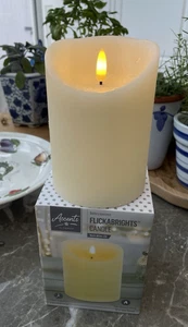 BNIB Premier Battery Flickabrights Safe LED Faux Candle with Timer 12cm tall - Picture 1 of 8