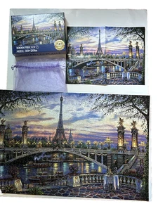 Rompecabezas de madera 1000 piezas Torre Eiffel Najiaxiaowu - Imagen 1 de 9