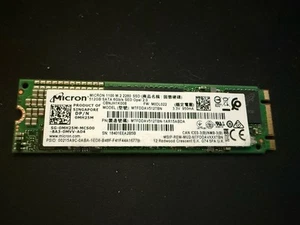 MICRON MTFDHBA512TCK Hard Drive 512GB SATA M.2 SSD - Photo 1/2