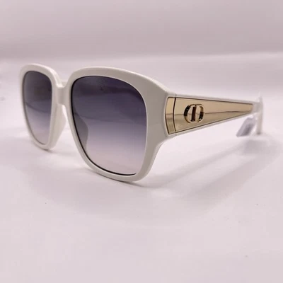 Dior Womens DiorGlow S2I Large Square Gradient Sunglasses CD40224 White PreOwned - Image 1 of 4