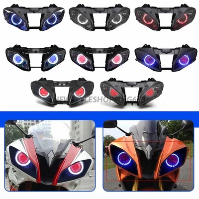 Conjunto de faros Angel Devil Eyes proyector HID para Yamaha YZF R6 2006-2007 Foto 1 de 4