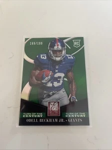 2014 Donruss Elite Green Turn Of The Century RC Odell Beckham 169/199 - Picture 1 of 2