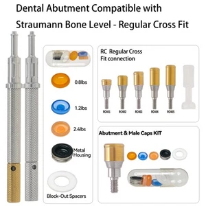 Dental RC Locator Abutment Attachment Tool Compatible With Straumann Bone Level - Picture 1 of 77