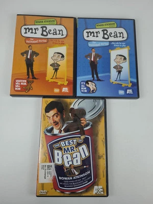 Mr Bean DVD Lot Animated Best Of Rowan Atkinson *POLISHED* Foto 1 de 4