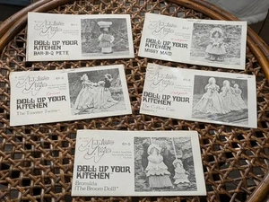 Annie's Attic DOLL UP YOUR KITCHEN: Set of 5 Vintage Sewing Patterns, EVC - Picture 1 of 7