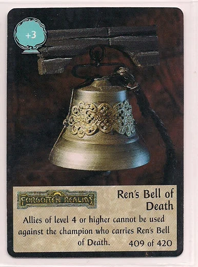 Spellfire 1994 2nd Edition UR Chase 409/420 Ren's Bell of Death M/NM - Image 1 of 1
