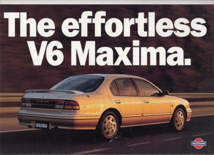 1997 NISSAN A32 MAXIMA Australian 12p Prestige Brochure 300 Touring, 30G 30V - Picture 1 of 3