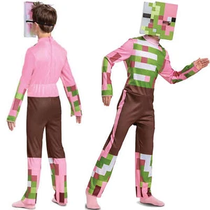 Minecraft Halloween Kostüm, Zombie Schweinemann Karnevalskostüm 137-149 cm - Bild 1 von 7