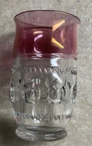 1 Königskrone Glas mit Rubin Blinkbecher Top Zustand - Bild 1 von 6