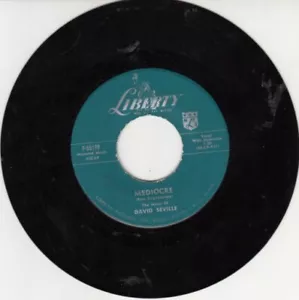 Alvins Mundharmonika David Seville & Chipmonks 7" Vinyl Schallplatte Liberty 1959 F-55179 - Bild 1 von 2