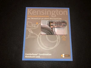 NEW SEALED Kensington ComboSaver Combination Notebook Lock Laptop 6 Foot Cable - Photo 1/7