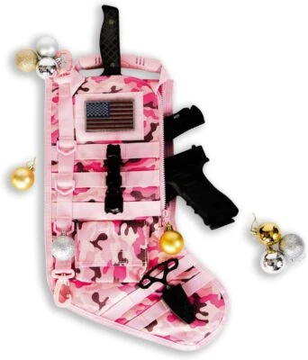 Medias tácticas de Navidad asistentes militares de Estados Unidos Mini bolsa con asa de transporte de colores nueva Foto 1 de 4