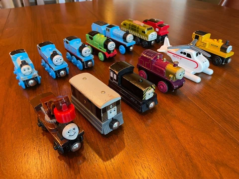 Thomas and Friends Wooden Railway Train Lot - Edward with tender Cover