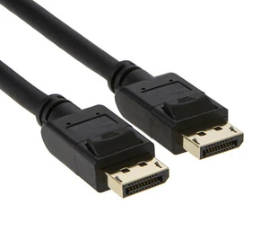 Display Port Gold Plated High Speed 4K UHD HD IPS Panel Monitor Cable 15ft Long - Picture 1 of 3