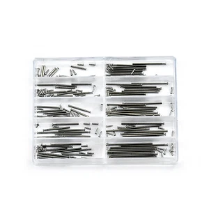 100Pcs 8-26mm Watch Band Clasp Buckle Tube Friction Pin Spring Bar 1mm Thick - Picture 1 of 9