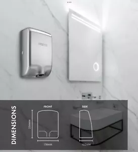 Quick / Super Fast Dry, Eco Auto Professional Premium Quality Hand Dryer -SSteel - Picture 1 of 3