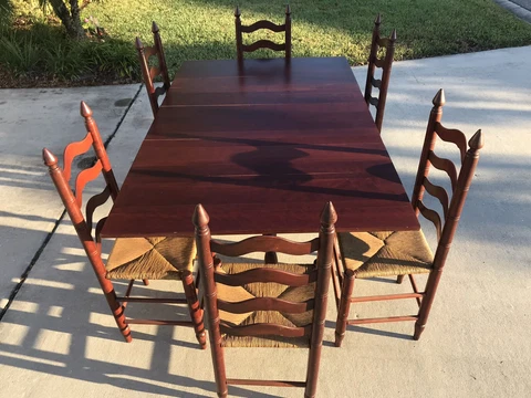VINTAGE 1950s Southern Colonial Cherry Dining Table (Doesn’t Come With Chairs) Cover