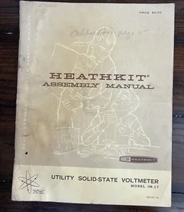 Voltímetro de estado sólido utilitario manual de montaje HEATHKIT 1967 modelo vintage IM-17 - Imagen 1 de 6