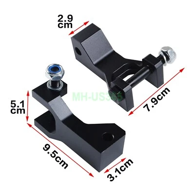 3.5" Front Lowering Kit Drop Aluminum For Yamaha Raptor YFM350 660R YFM700R bk - Image 1 of 4