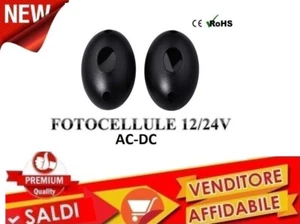 COPPIA FOTOCELLULE FOTOCELLULA INFRAROSSI ESTERNO CANCELLO AUTOMATICO - Imagen 1 de 3