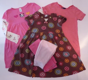 Girls Clothes Lot Size 8 - Gymboree/Gap Pink, Red, striped, floral, (5 items) - Picture 1 of 14