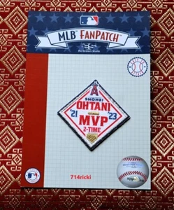 2021 2023 2-Time American League MVP Shohei Ohtani Los Angeles Angels Patch - Picture 1 of 1