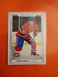 2023-24 Upper Deck O-Pee-Chee Glossy #R-29 OWEN BECK - Rookie Card RC Canadiens - Picture 1 of 2
