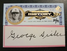 George Sisler 2006 SP Legendary Cuts "A Place In History Cuts" Autograph (32/42)