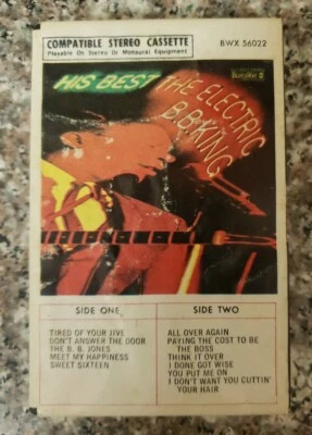 The Electric B.B. King His Best Snapcase Cassette BluesWay Records BWX56022 RARE - Image 1 of 4