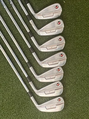 SALE!! Golfworks TS-1  Forged irons 4-PW w/ KBS 130X flighted iron shafts.S $499 - Image 1 of 3