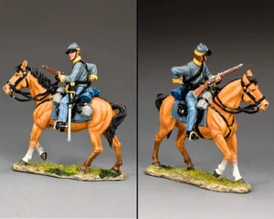 CARABINA DE CARGA DE SOLDADOS DE CABALLERÍA CONFEDERADOS KING & COUNTRY GUERRA CIVIL CW111 - Imagen 1 de 1