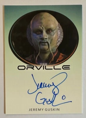 ORVILLE : JEREMY GUSKIN as FURRY ALIEN AUTOGRAPH CARD RITTENHOUSE SEASON 1 - Image 1 of 2