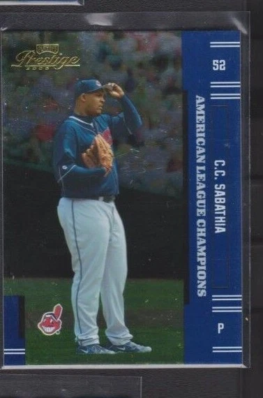 Playoff Prestige American League Champions 2005 paralelo #52 C.C. SABATHIA 1/12 Foto 1 de 1