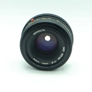 Minolta MD 50MM 1:2 F2 Lens for Minolta MD Mount 35MM SLR Camera - Picture 1 of 4