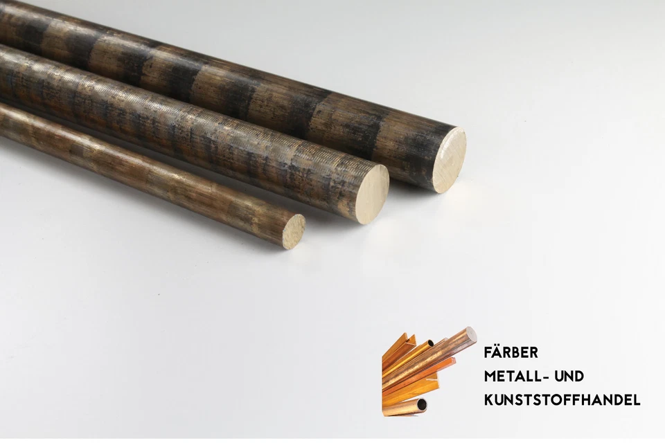 Bronze Bleibronze CuSn7Pb15-C  Rund Rundmaterial Rundstange Länge frei wählbar - Bild 1 von 1