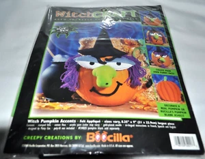 Bucilla Craft Kit Halloween Pumpkin Witchcraft Felt Applique Boocilla #34017 - Picture 1 of 6