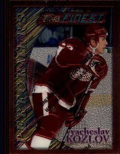 1995-96 Topps Finest Hockey #83 Vyacheslav Kozlov B