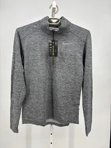 Nike Herren Pacer Top S grau Dri-Fit Daumenlöcher reflektierend Laufen BV4755-068 - Bild 1 von 5
