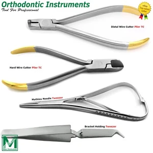 Ortodoncia TC Cortador de extremo distal Soporte de alambre duro Pinzas de sujeción Alicate dental - Imagen 1 de 6