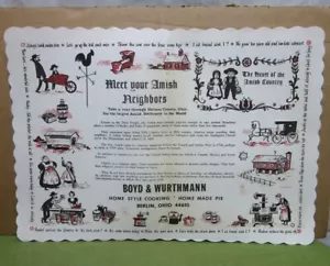 BOYD & WÜRTHMANN Amish Homestyle Cooking Berlin hausgemachter Kuchen Ohio Tischset - Bild 1 von 1